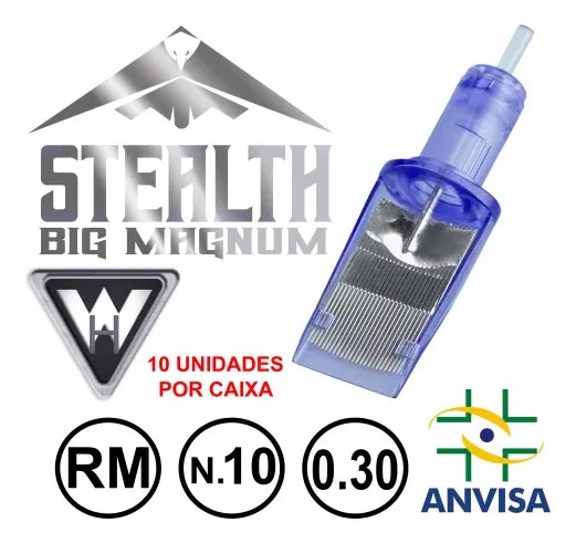 Cartuchos White Head - Stealth Pintura Magnum Curva - RM - Unidade