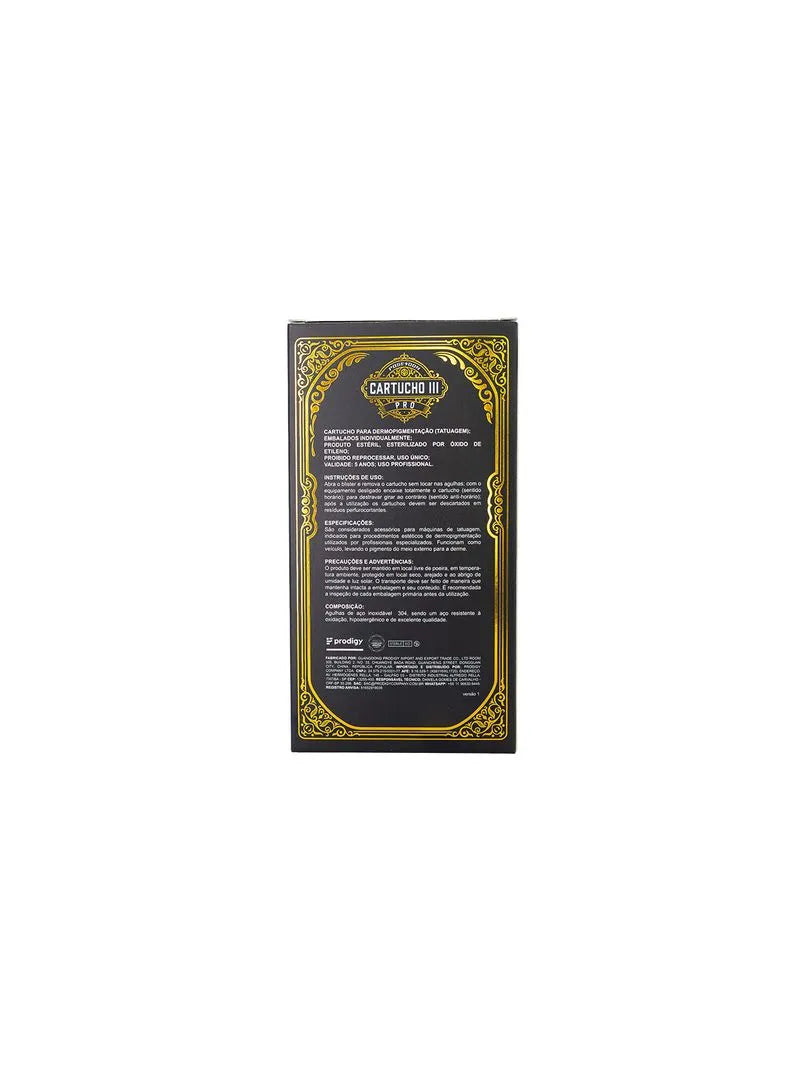 Cartuchos Poseidon V3 Pro - Traço - Round Liner - RL - Unidade