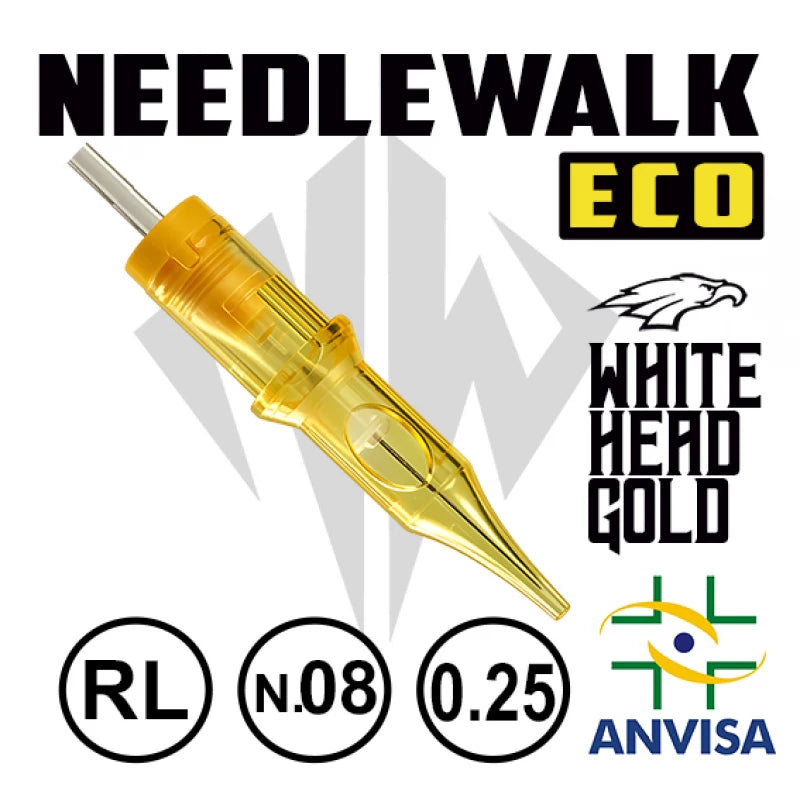 Cartuchos White Head - Needlewalk Eco - Round Liner - RL - Unidade