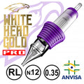 Cartuchos White Head - Gold Pro - Traço - Round Liner - RL - Caixa com 20 Unidades