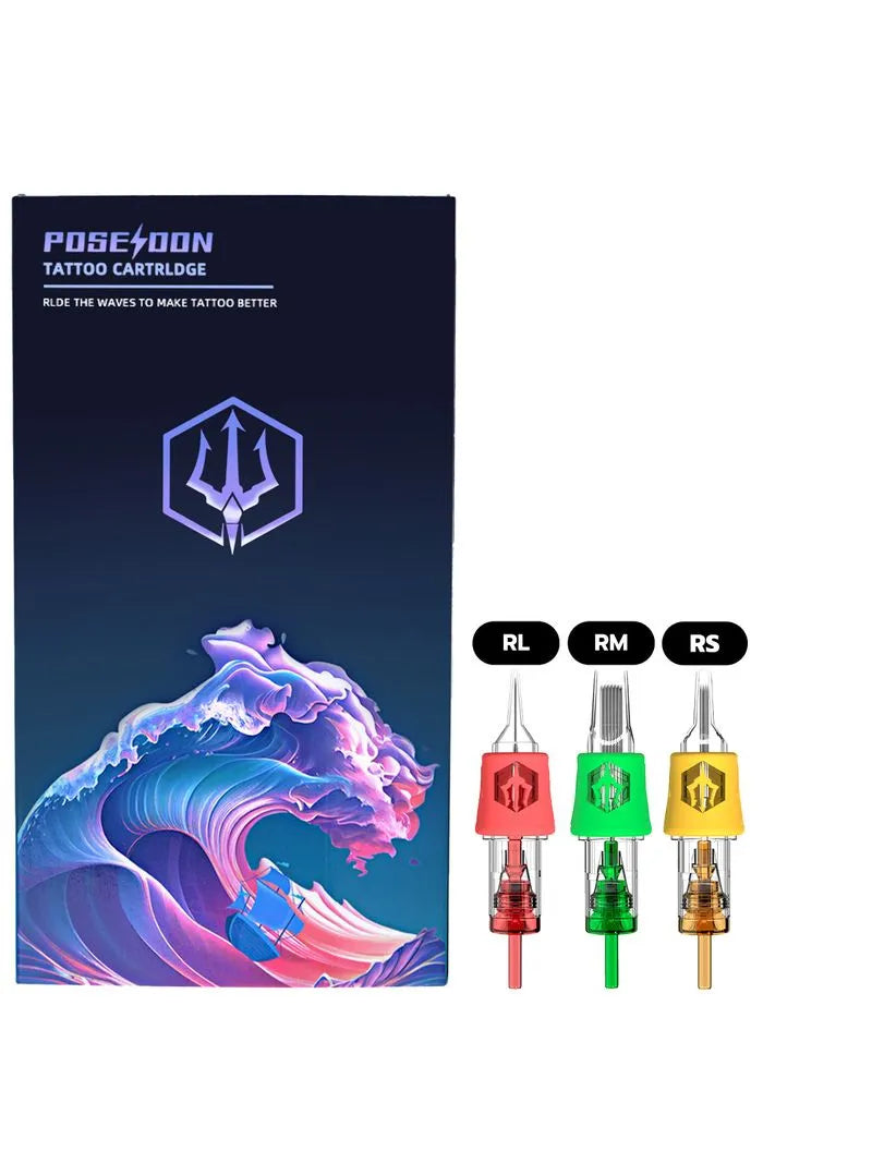 Cartuchos Poseidon V4 - Pintura - Round Magnum - RM - Unidade