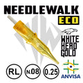 Cartuchos White Head - Needlewalk Eco - Round Liner - RL - Caixa com 20 Unidades
