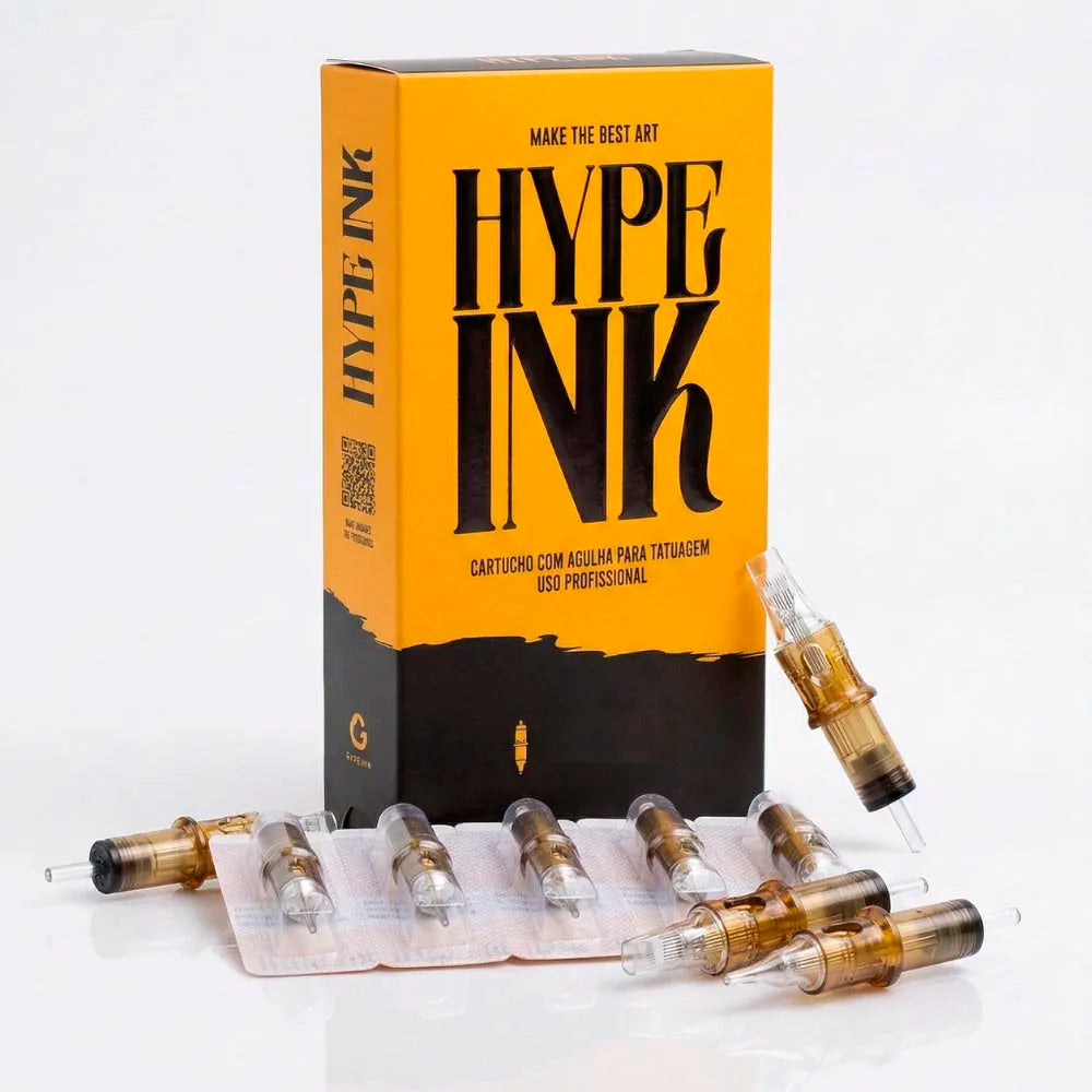 Cartuchos Hype Ink - Pintura - Round Magnum - Caixa com 20 Unidades