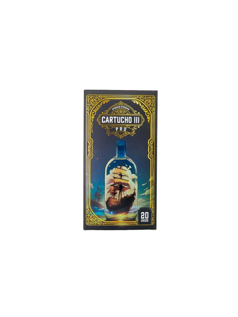 Cartuchos Poseidon V3 Pro - Traço - Round Liner - RL - Unidade