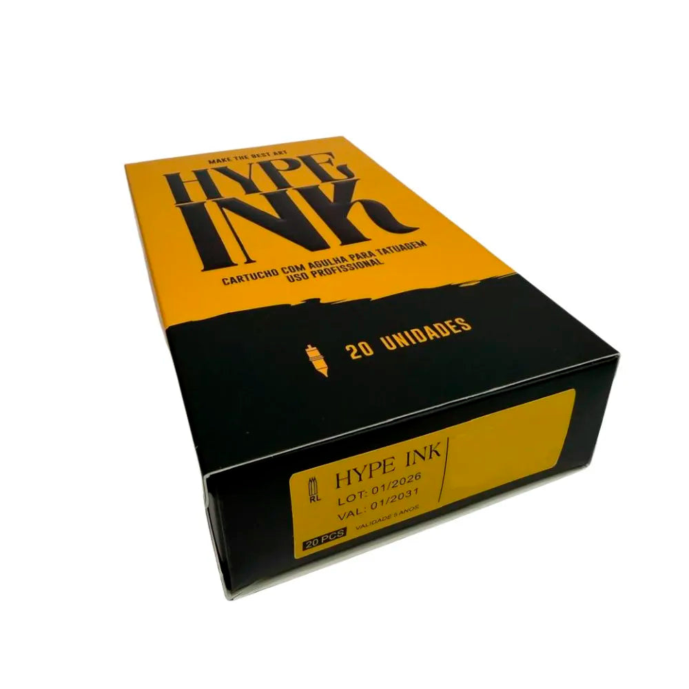 Cartuchos Hype Ink - Pintura - Round Magnum - Caixa com 20 Unidades
