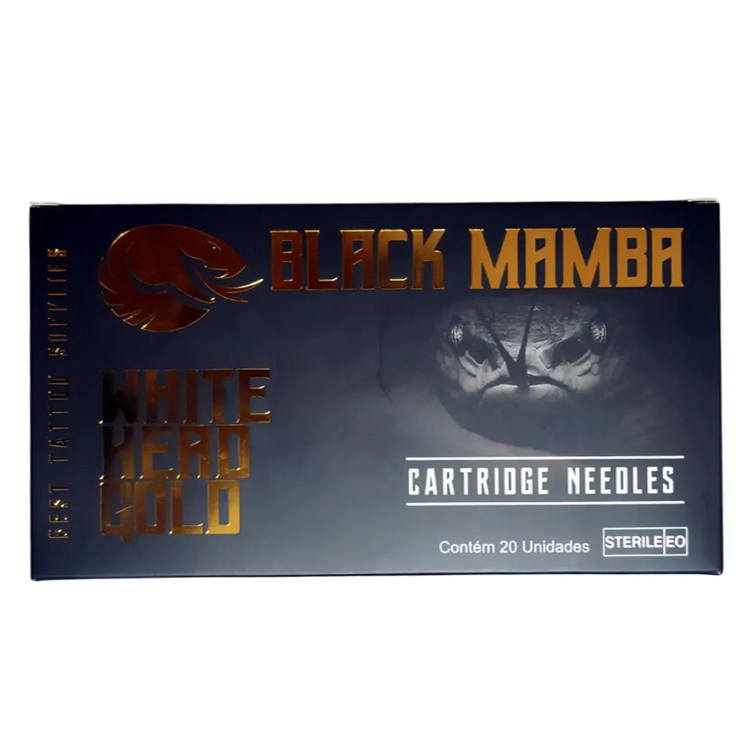 Cartuchos White Head - Black Mamba - Bucha - Round Shader - RS - Unidade